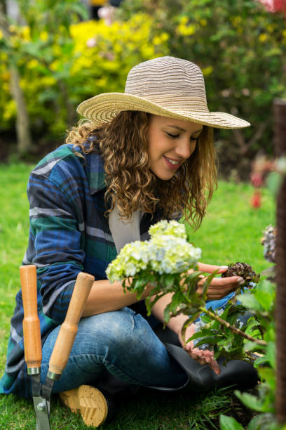 istock Woman in the garden 1151319087