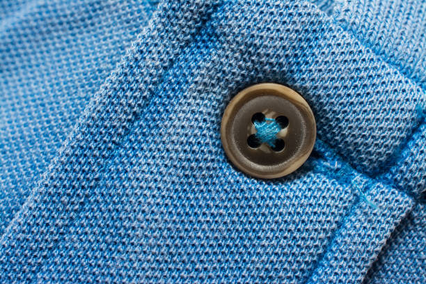 istock Blue polo shirt texture, cotton fabric. Textile background 1151319895