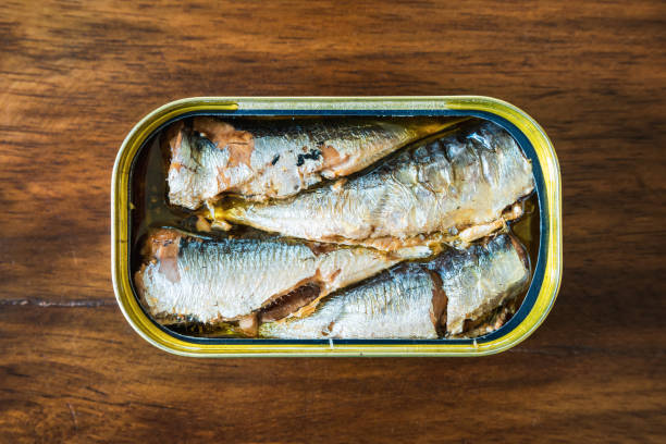 istock Canned sardines in olive oil 1151320272