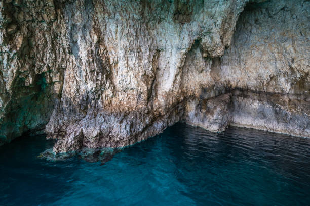 istock Turquoise water under Blue Caves 1151329189