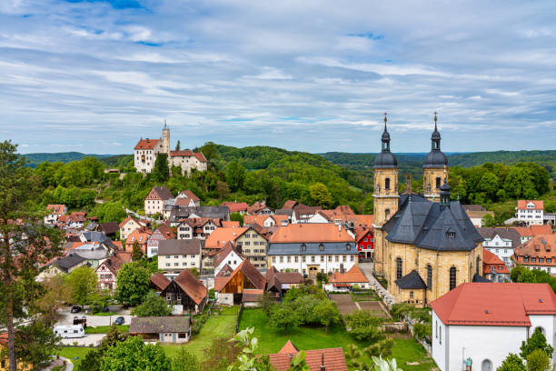 istock Medieval Castle of Goessweinstein with Basilica,Bavaria in Germany 1151329501