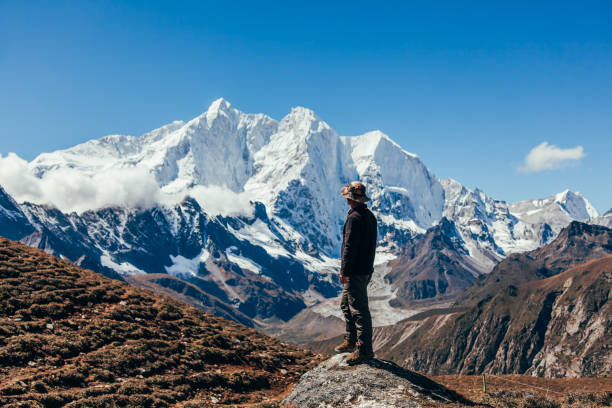 istock Hiking in mountain of Himalayas 1151339705