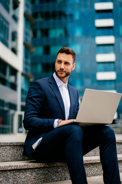istock Businessman working on a coffee break 1151340540