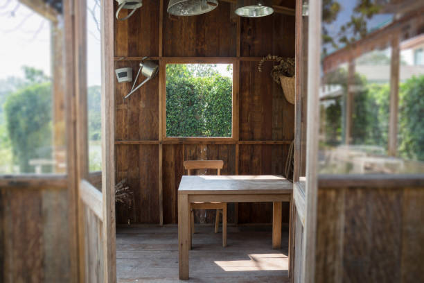 istock Relax work station in the garden 1151345191