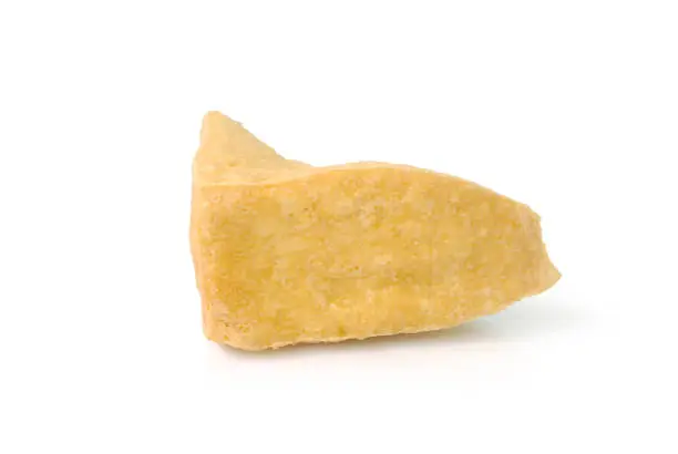 Photo of Fried Tofu.(with Clipping Path).