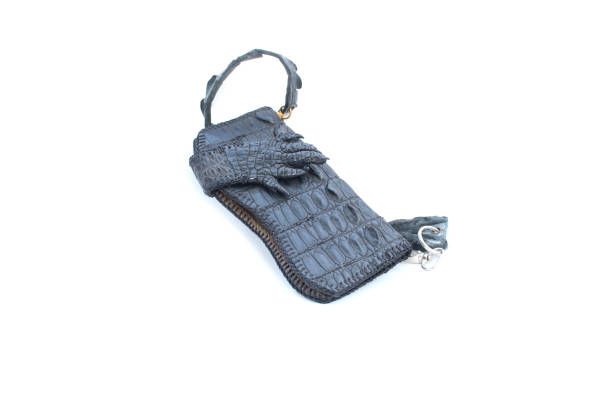 istock Crocodile wallet handmade of leather 1151355406