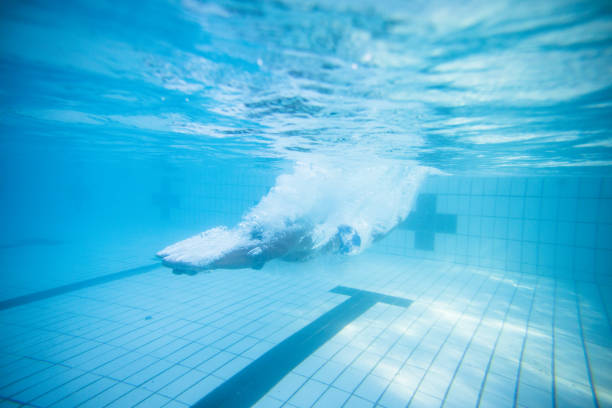 istock Underwater image of a male swimmer 1151358126