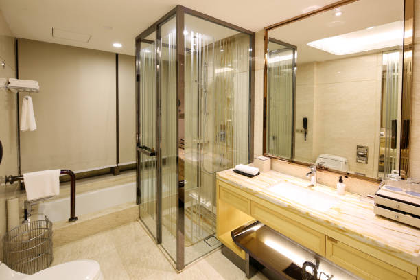 istock Interior of bathroom 1151358495