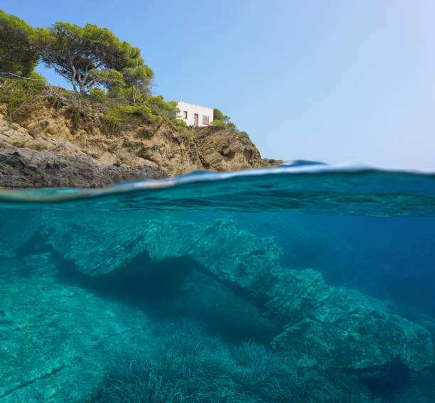 istock Coast with natural rock formation underwater sea 1151360636