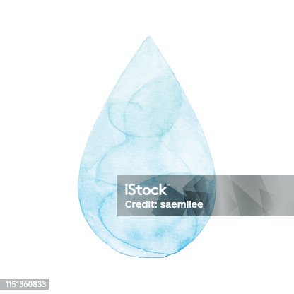 istock Blue Water Drop 1151360833