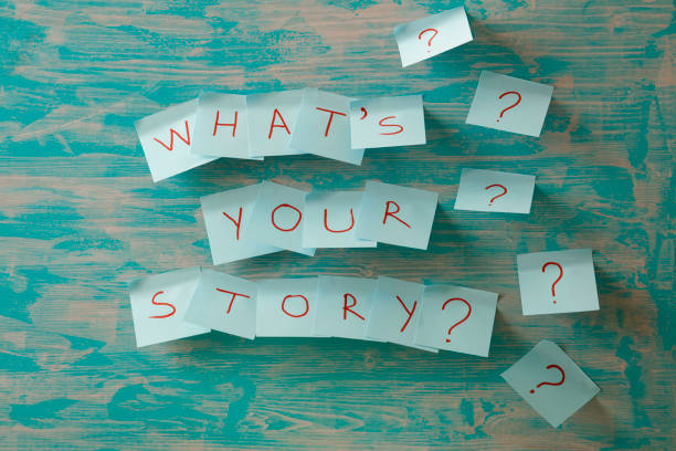 What's your story Writing note showing What’s Your Story Question. typebar stock pictures, royalty-free photos & images