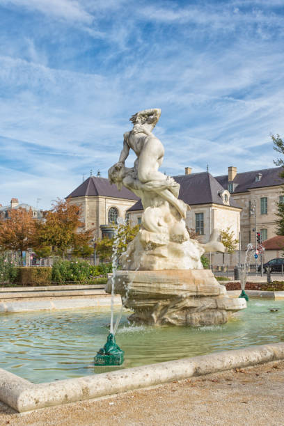 istock Fountain at Troyes, France 1151361816