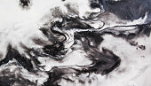 Abstract marble background, black and white fluid, diagonal