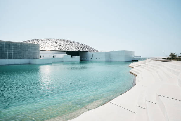 Louvre Abu Dhabi, UAE - April 2019 stock photo