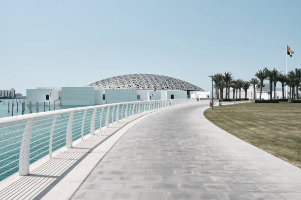 Louvre Abu Dhabi, UAE - April 2019 stock photo