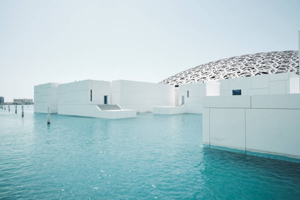 Louvre Abu Dhabi, UAE - April 2019 stock photo