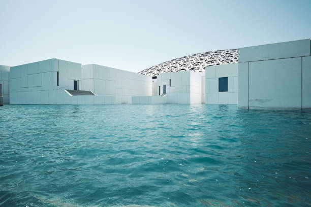 Louvre Abu Dhabi, UAE - April 2019 stock photo