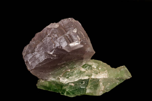 istock macro mineral fluorite stone on black background 1151364558