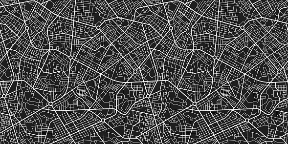 Town map seamless texture