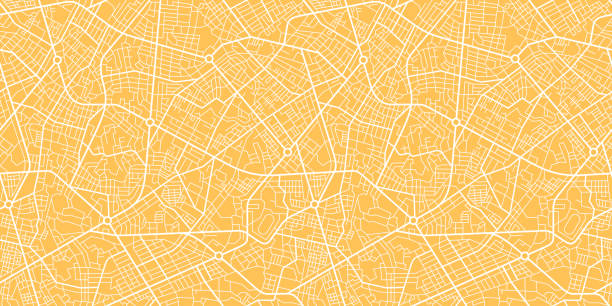 ilustraciones, imágenes clip art, dibujos animados e iconos de stock de mapa de ciudad de textura transparente - mapa de carretera