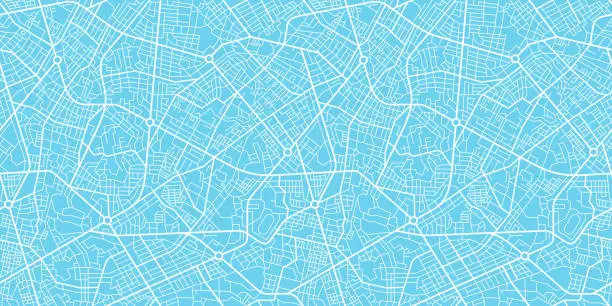 Vector illustration of City map navigation