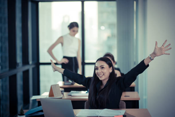 istock Business Team Success Achievement Arm Raised Concept 1151367523