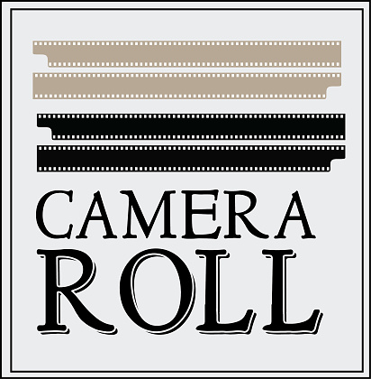Camera Roll Vector Design Illustration Stock Illustration - Download ...