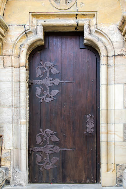 istock Old wooden door 1151372609