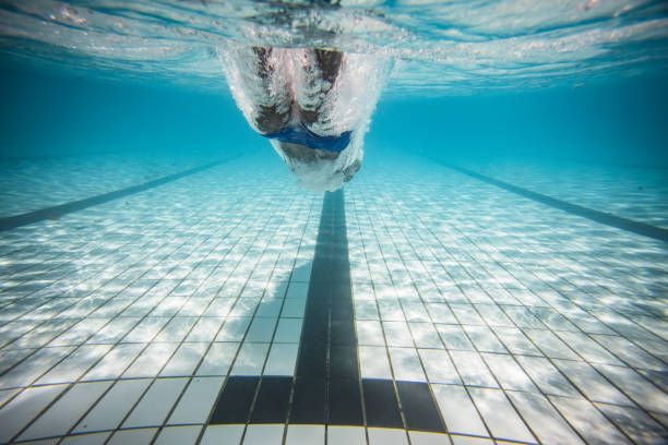 istock Underwater image of a male swimmer 1151374860