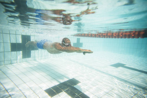 istock Underwater image of a male swimmer 1151376859