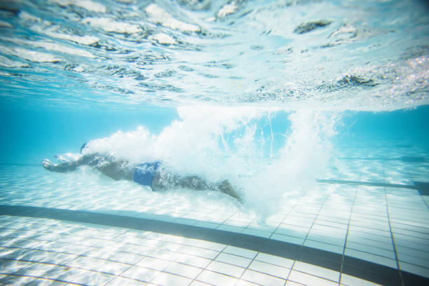 istock Underwater image of a male swimmer 1151380209