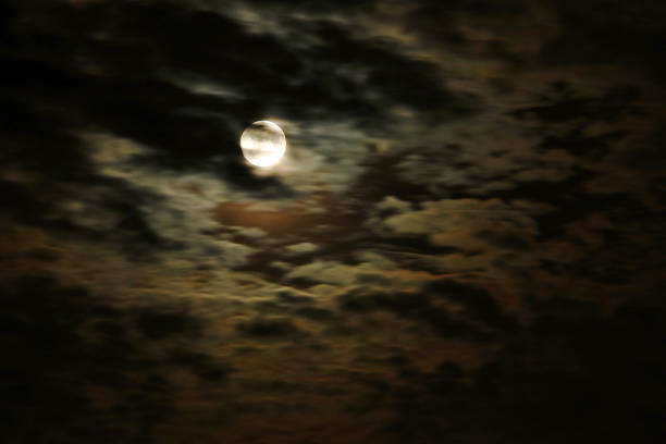 istock Magical moon in the night sky 1151381631