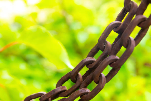 istock chain brown long old rusty on a blurry background light green grunge design 1151385195