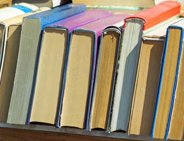 istock Old books in a row outdoor 1151385540