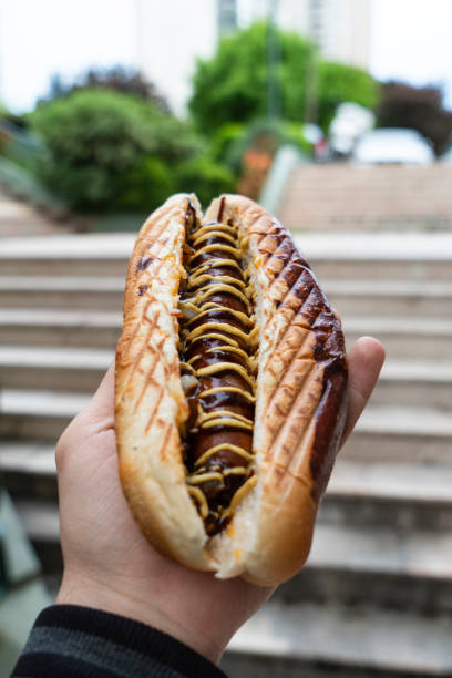 istock Hot Dog with all the fixings 1151390409