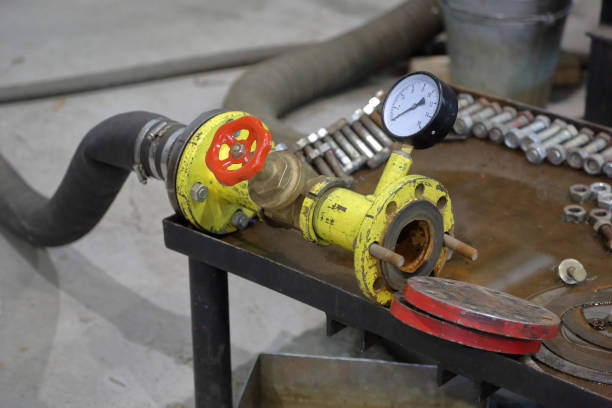 istock Part of professional pumping equipment 1151397024