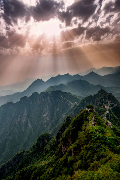 istock Burning Skies at the Great Wall 1151399438