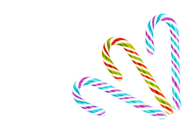 istock three sugar cane traditional dessert christmas right angle frame copy space. Colorful sugar cane red green blue violet 1151401404