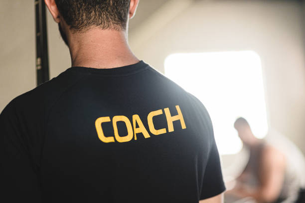 istock Coach T-shit in Gym 1151403413