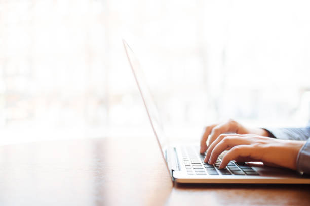 istock Girl in cafe with laptop 1151410390
