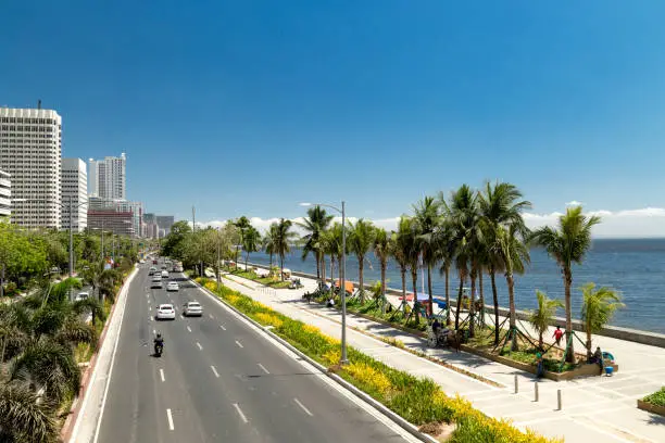 Photo of View on Manila bay embankment