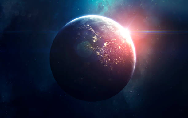 istock Abstract space wallpaper. Universe filled with stars, nebulas, galaxies and planets. Elements of this image furnished by NASA 1151412606