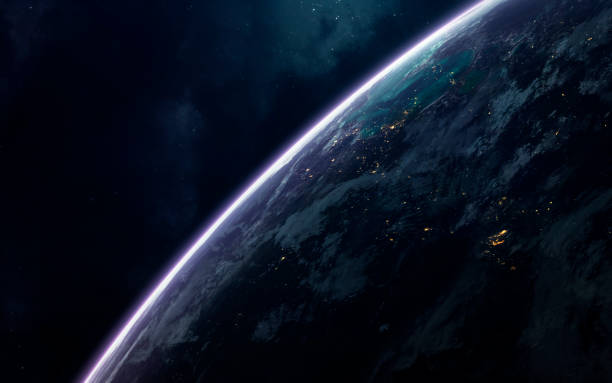 istock Earth. Science fiction space wallpaper, incredibly beautiful planets, galaxies, dark and cold beauty of endless universe. Elements of this image furnished by NASA 1151412629