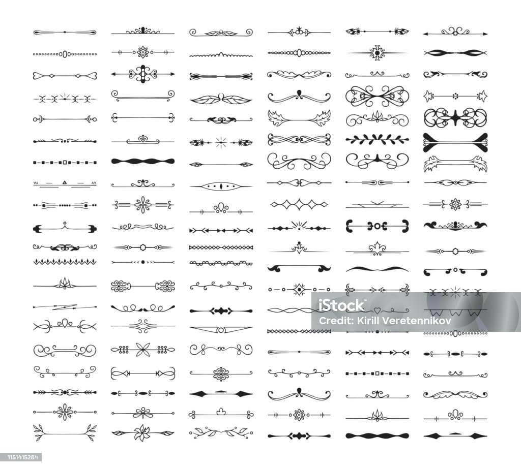 Colecție super mare de separatoare de text desenate manual. Linii caligrafice vectoriale, borduri vintage și lauri de nuntă. Vector izolat înflori elemente de cerneală. - vector de stoc O singură linie fără redevențe Colecție super mare de separatoare de text desenate manual. Linii caligrafice vectoriale, borduri vintage și lauri de nuntă. Vector izolat înflori elemente de cerneală. - vector de stoc O singură linie fără redevențe