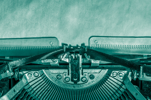 vintage typewriter with