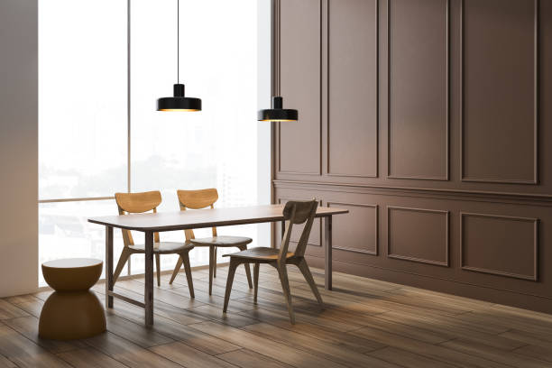 istock White and beige dining room corner 1151426365