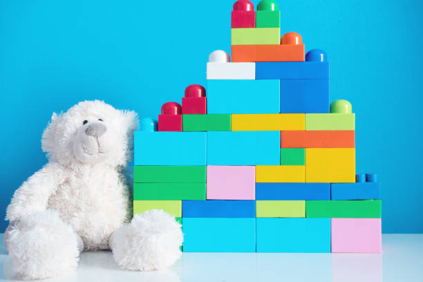 istock Toys on tabletop in blue nursery 1151427949