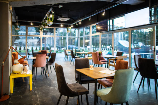 istock Modern interior of coffee shop 1151429558
