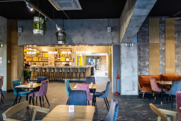 istock Modern interior of coffee shop 1151429730