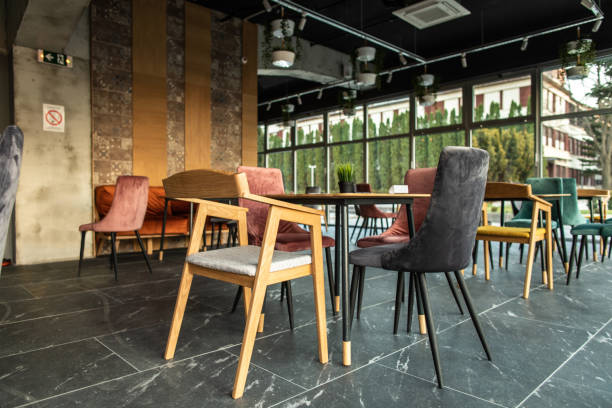 istock Interior of modern cafe in the morning 1151429764